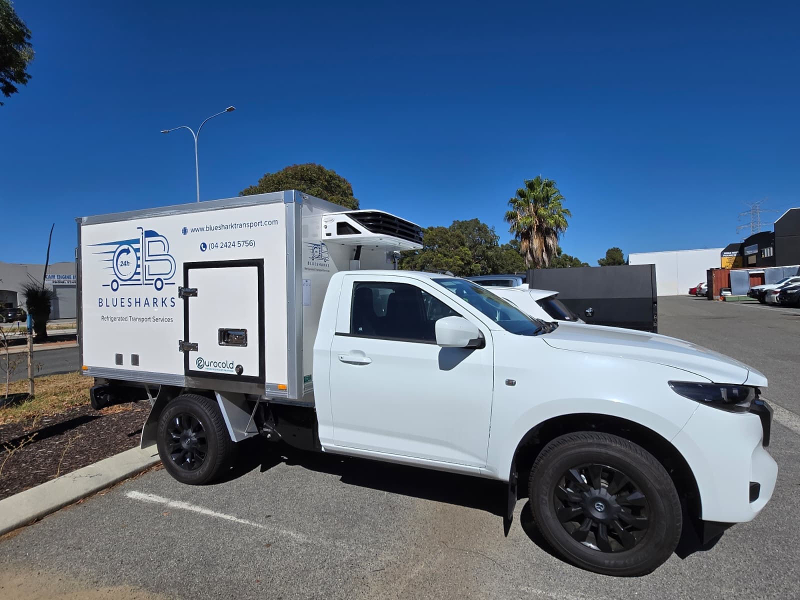 Bluesharks24H refrigerated ute in Perth